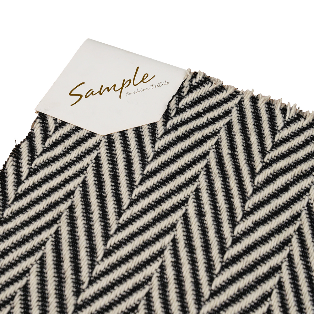 อื่นๆ 100%, 720G/M, สีดำคลาสสิกและสีขาว, เส้นด้ายทวีด, ML-70230021-22090