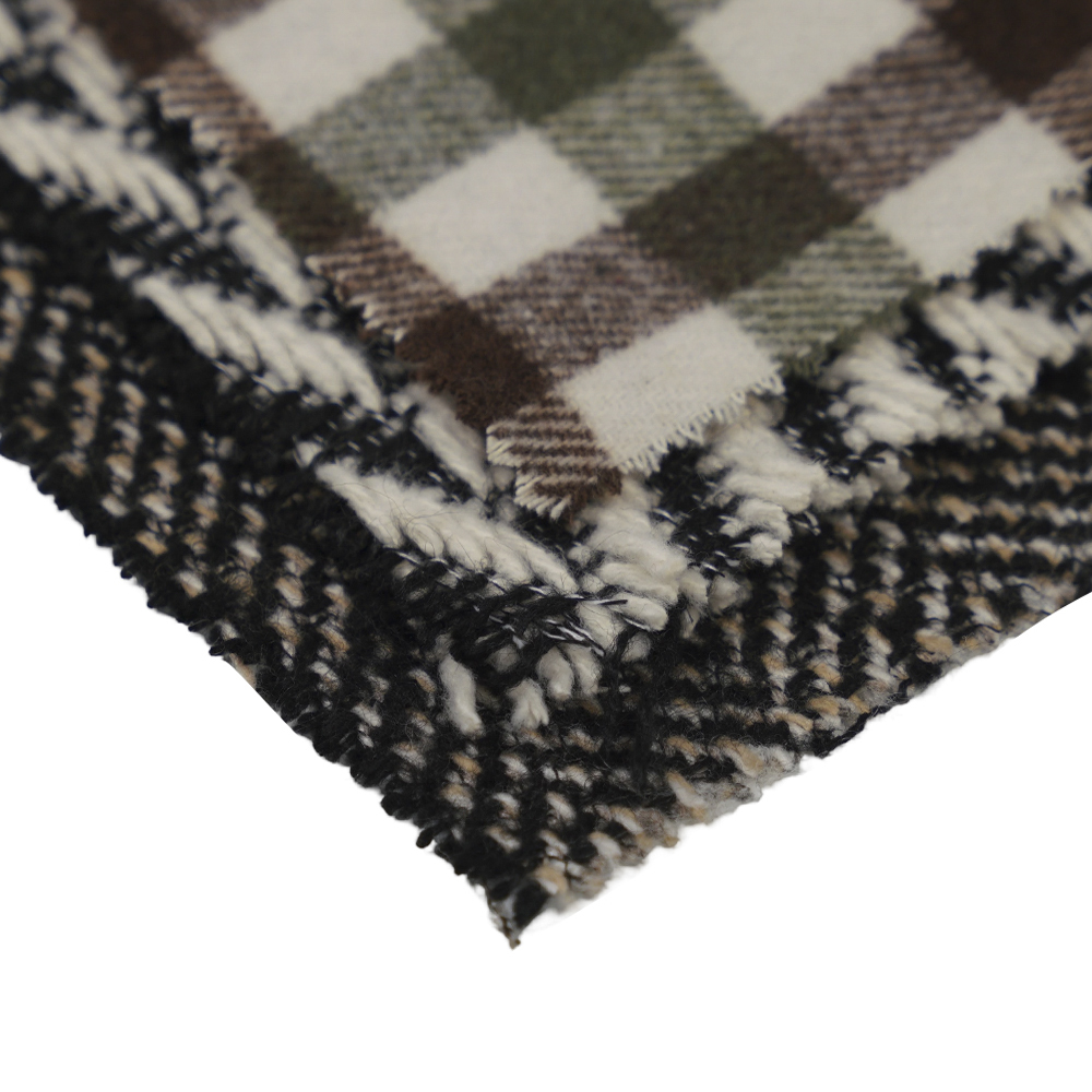 อื่นๆ 100%, 720G/M, สีดำคลาสสิกและสีขาว, เส้นด้ายทวีด, ML-70230021-22090