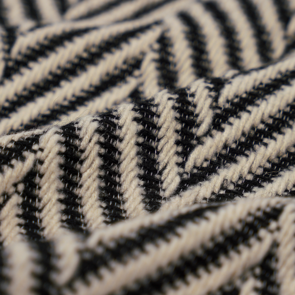 อื่นๆ 100%, 720G/M, สีดำคลาสสิกและสีขาว, เส้นด้ายทวีด, ML-70230021-22090